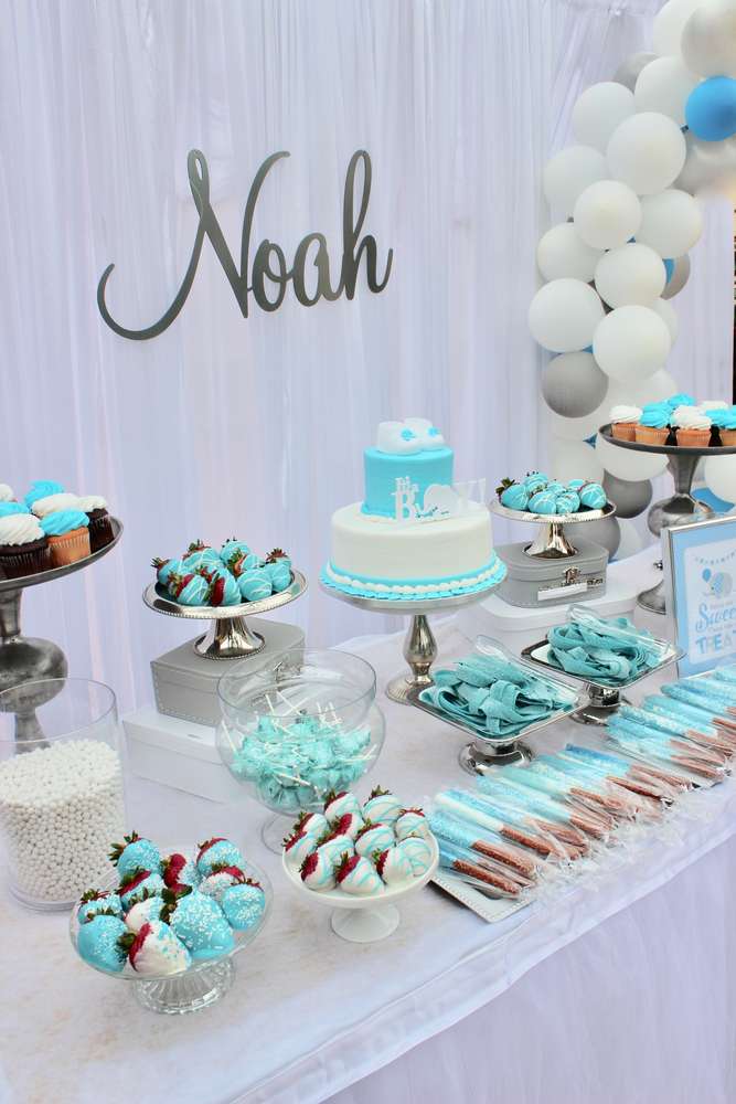 Small baby shower store ideas for boy