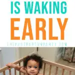 baby waking too early pin image