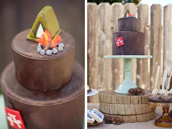 camping themed baby shower