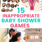 inappropriate baby shower games pin image