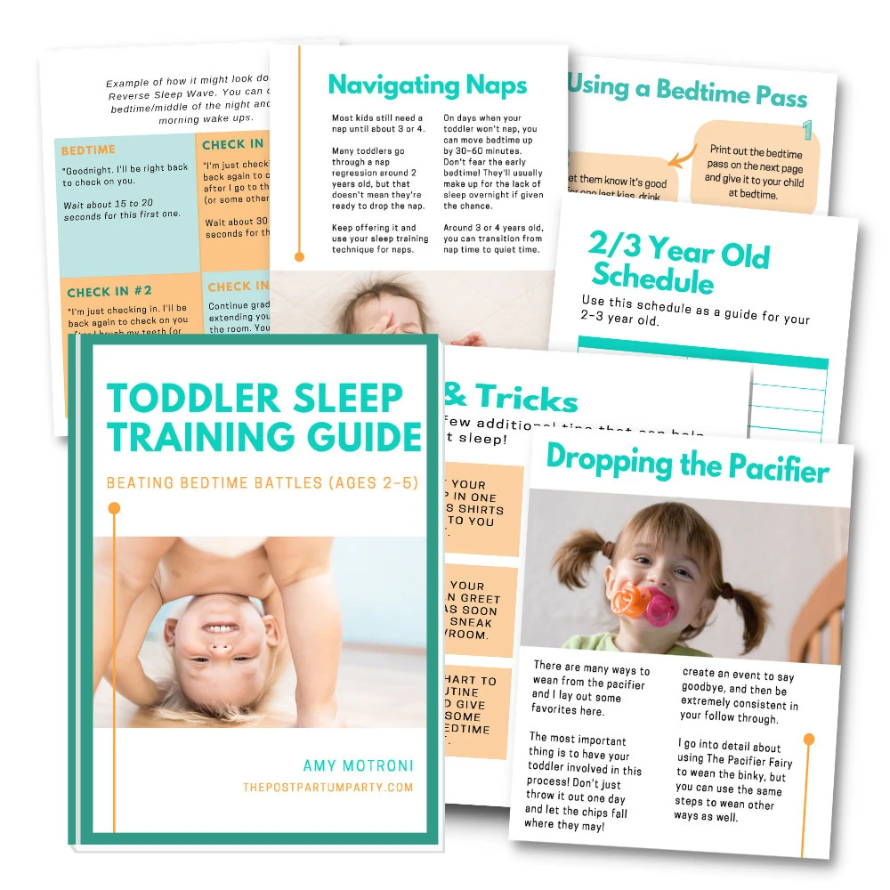 toddler sleep training guide mock up