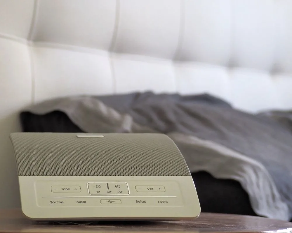 sound machine near bed is a baby registry must have