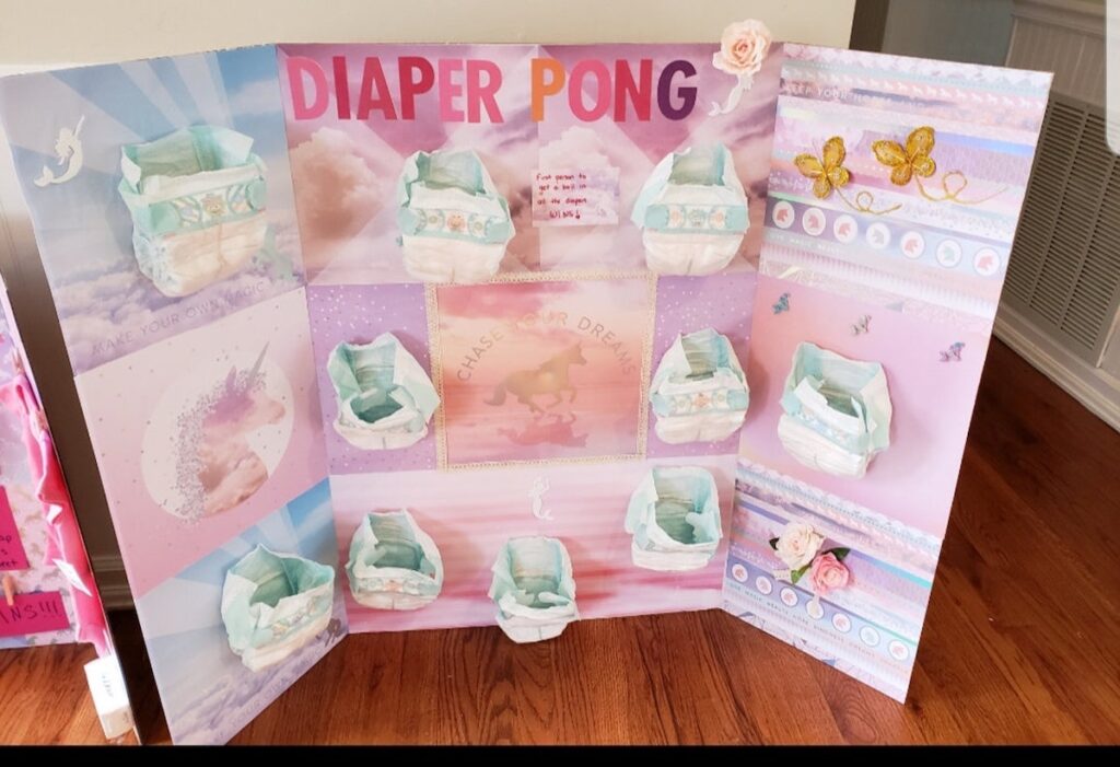 diaper pong game