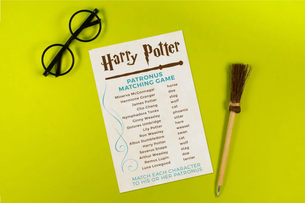 Harry Potter baby shower game