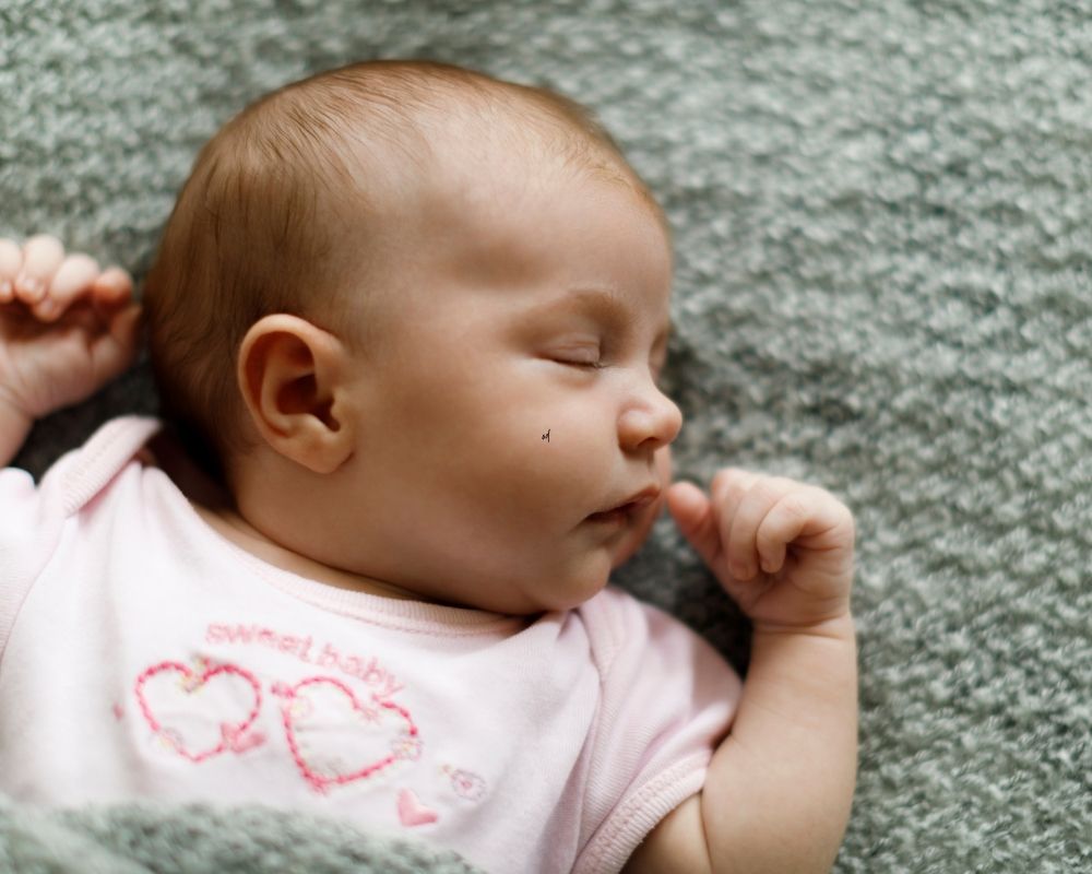 baby sleeping - benefits of blackout curtains