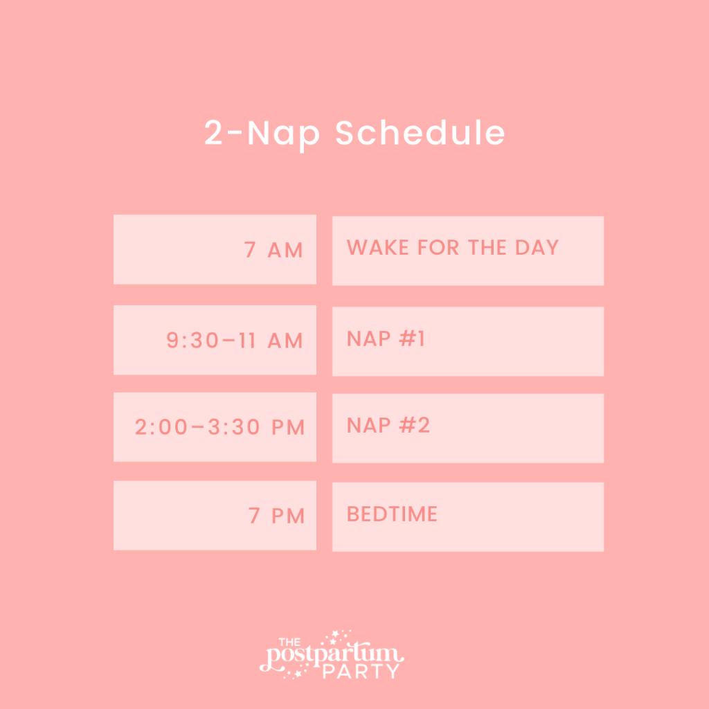 3 to 2 nap transition - 2 nap schedule