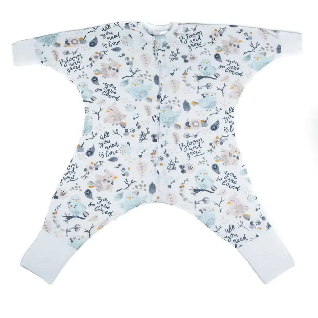 Zipadee-zip flying squirrel body suit is a great sleep sack for toddlers