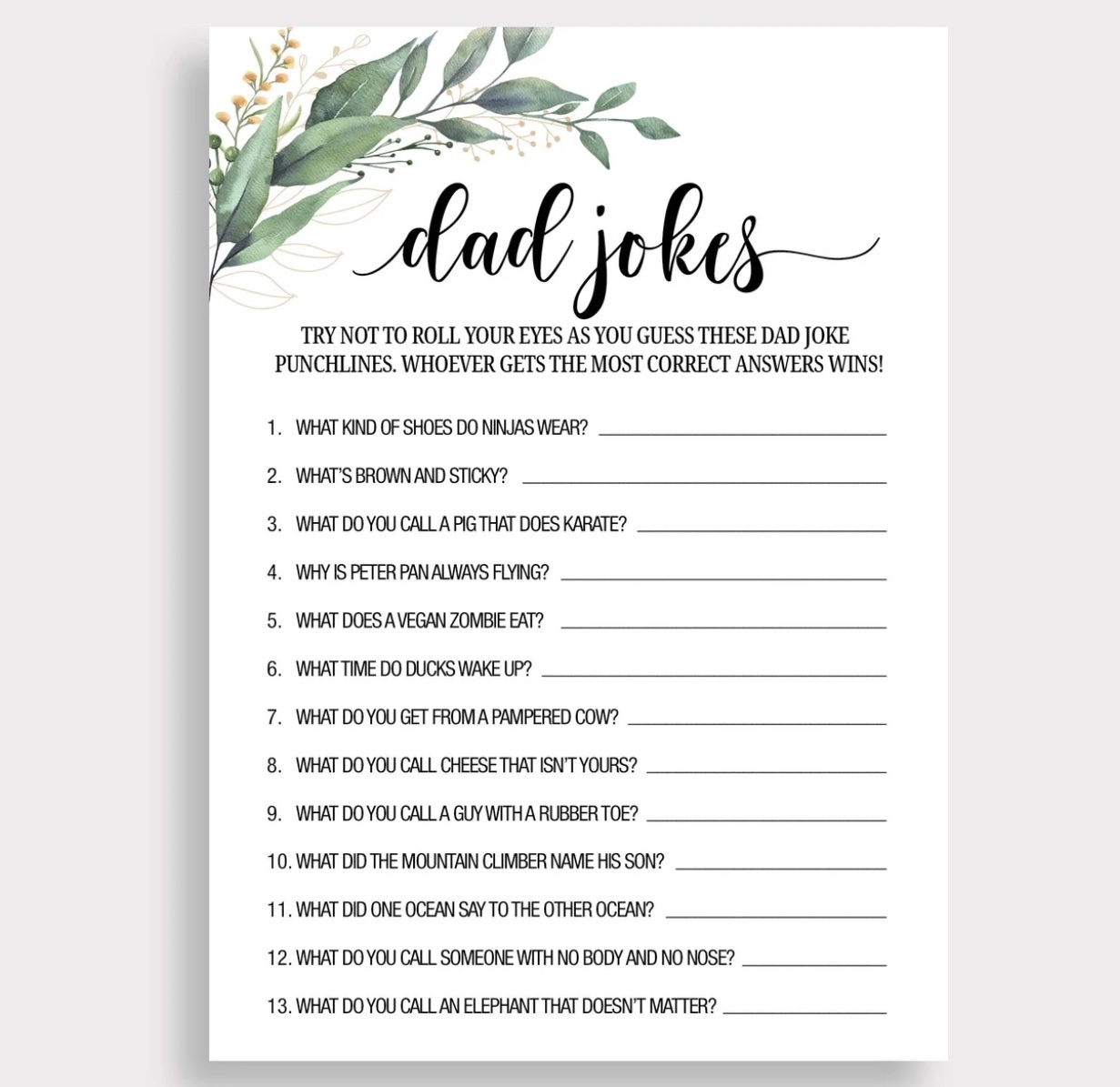 20 Hilarious Baby Shower Games for Men The Postpartum Party