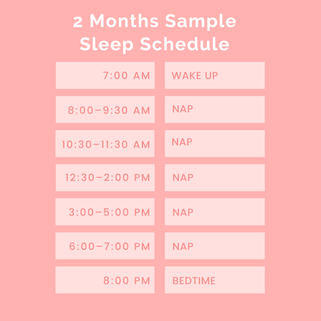 2 month old sleep schedule