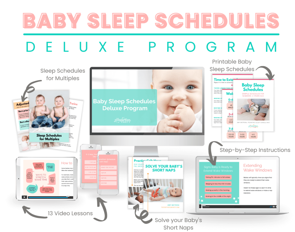 baby sleep schedules mockup image