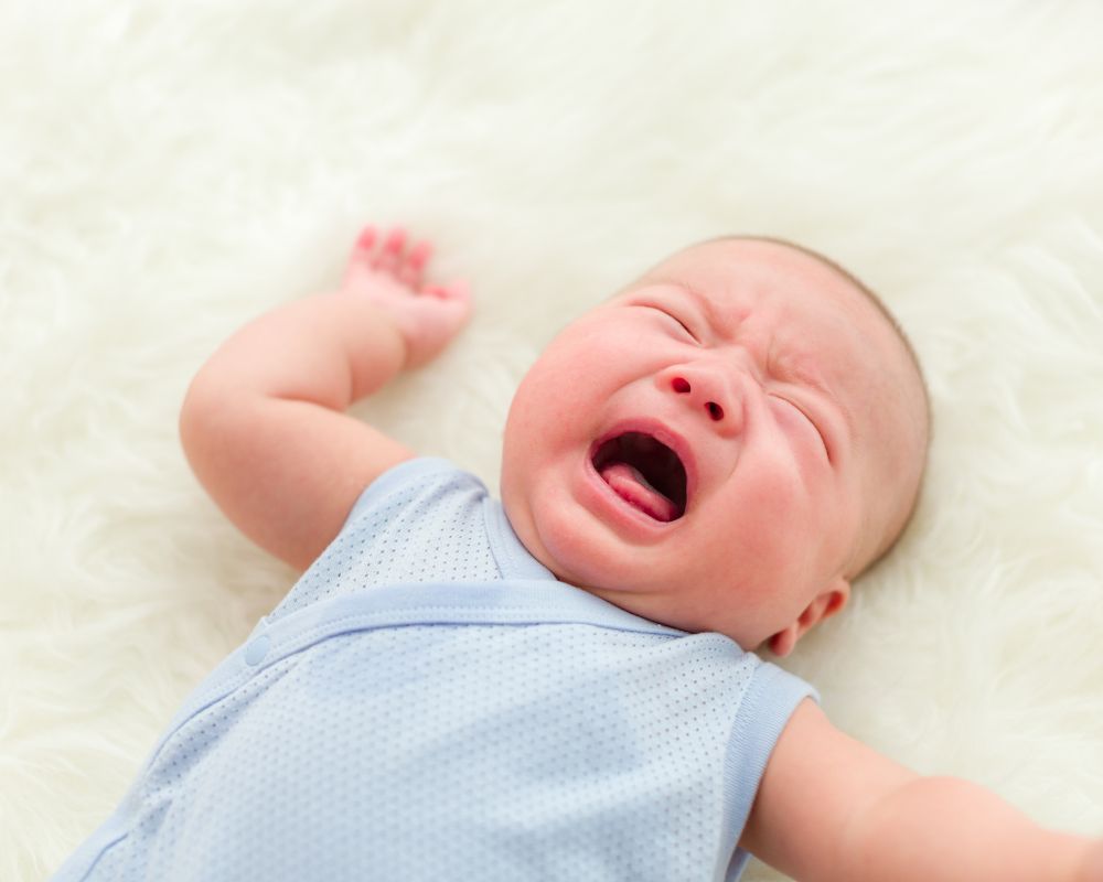 baby crying during nap sleep training