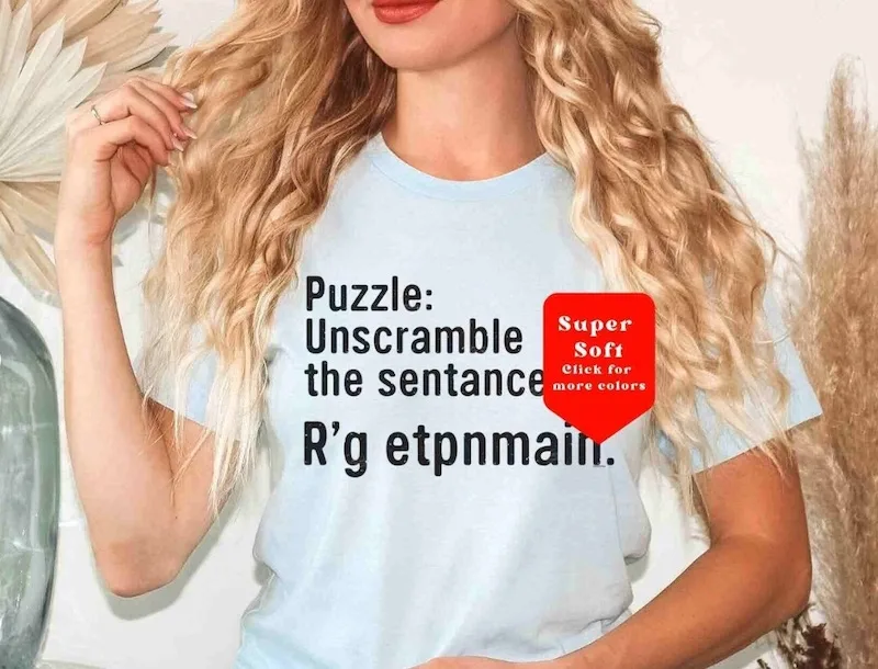 Unscramble pregnancy t-shirt with special message