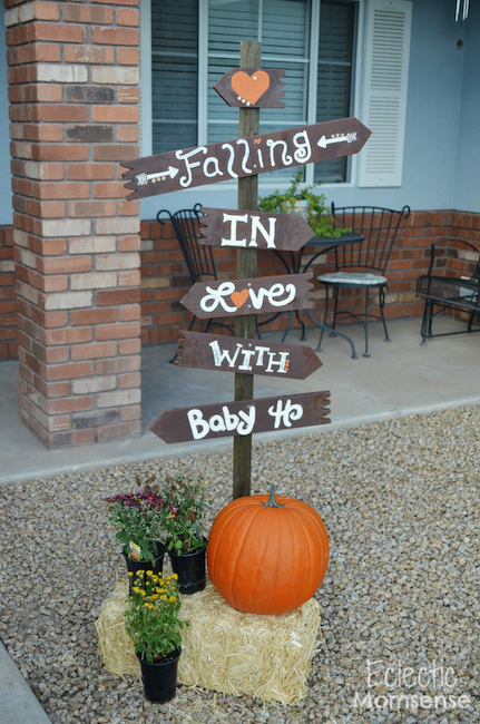 Fall in Love themed baby shower