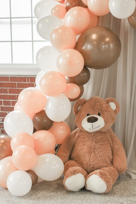teddy beat themed baby shower