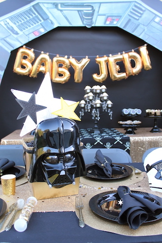 Star Wars baby shower theme for a baby Jedi