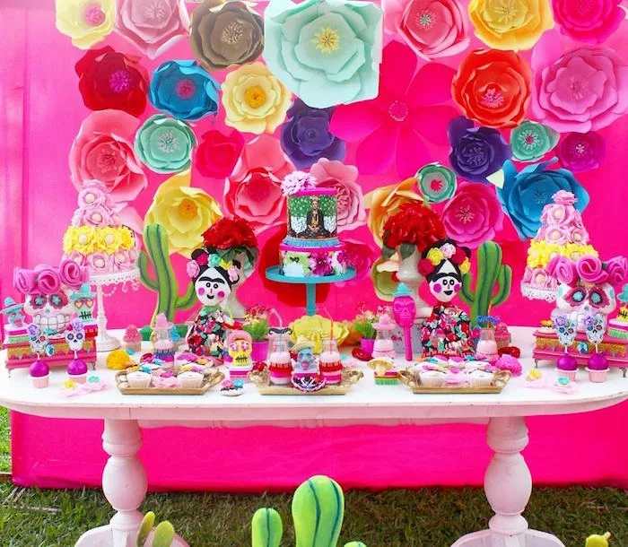 Day of the dead baby shower decorations