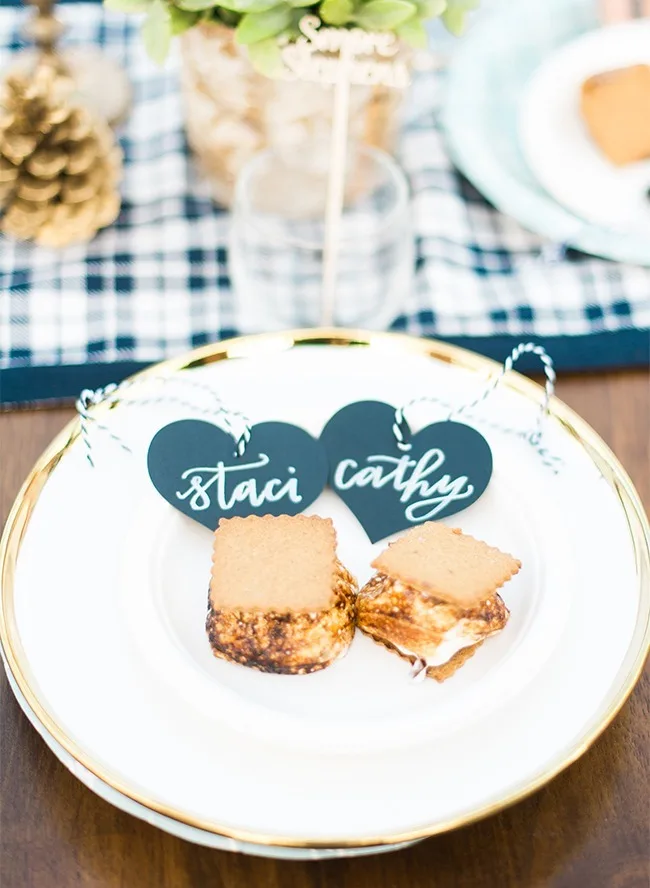 Fall baby shower S'mores