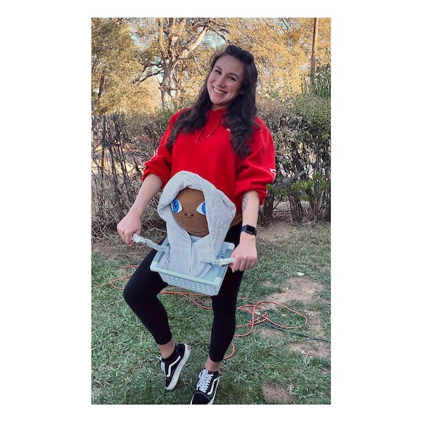 ET Halloween maternity costume