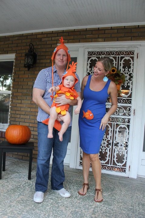 Fish family Halloween costumes