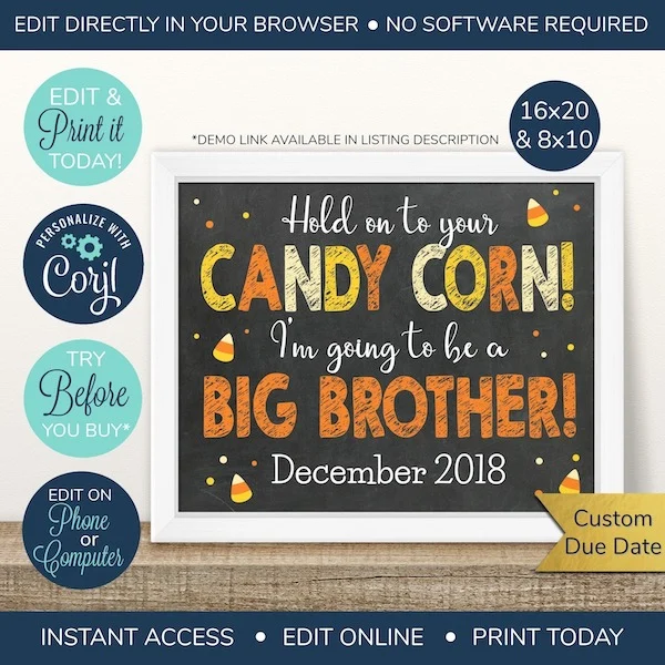candy corn big brother announcement