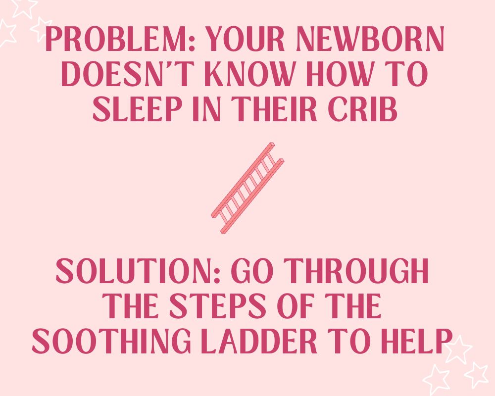 baby hates crib graphic - because they don't know how to sleep in it