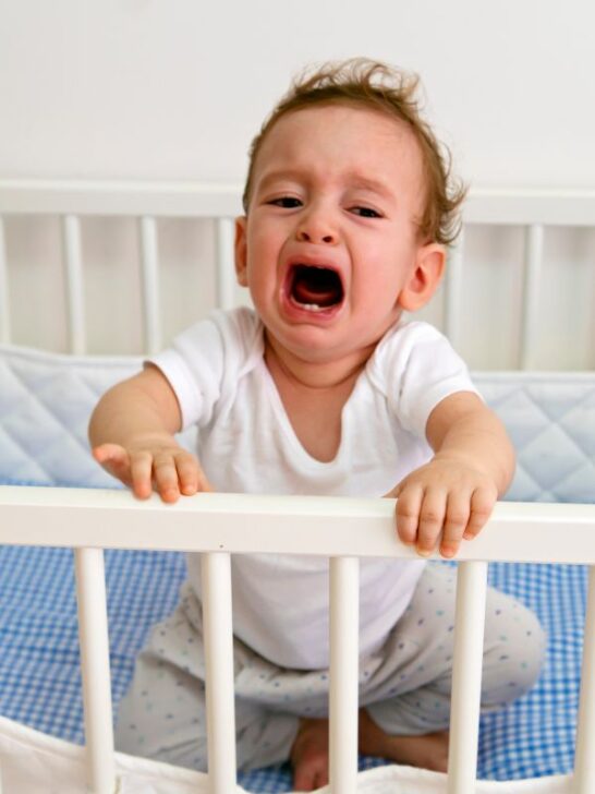 baby hates crib and is crying