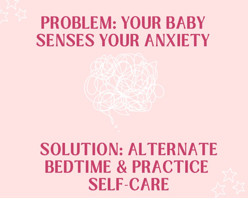 baby hates crib graphic - because they sense your anxiety