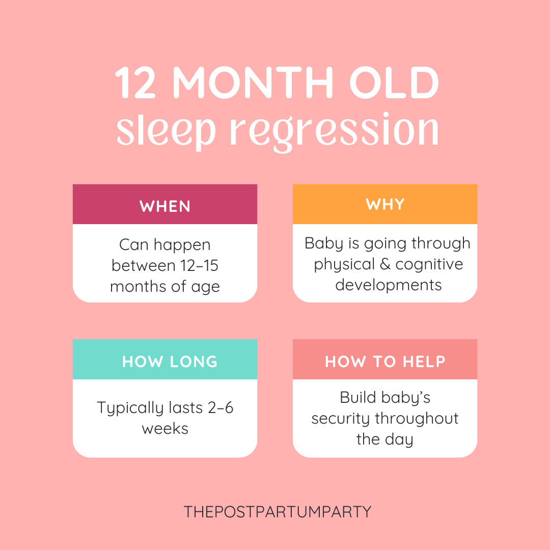 4 Tips to Help Your Baby Through the 12-Month Sleep Regression