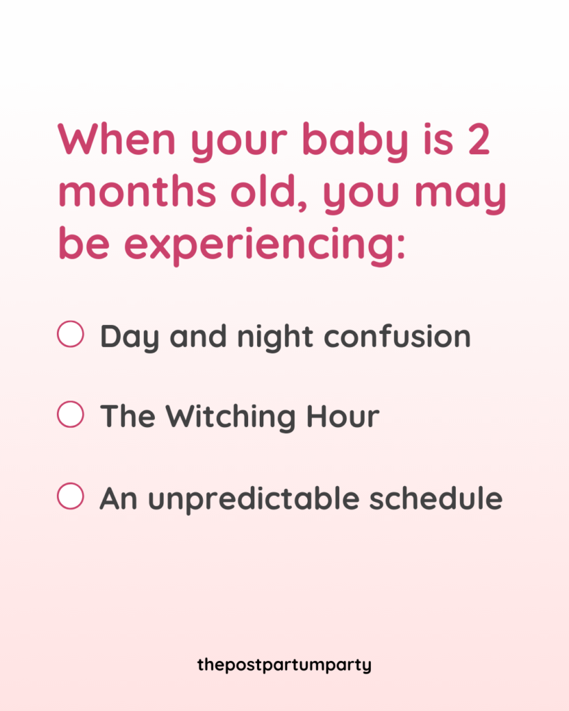 2 month old sleep schedule expectations