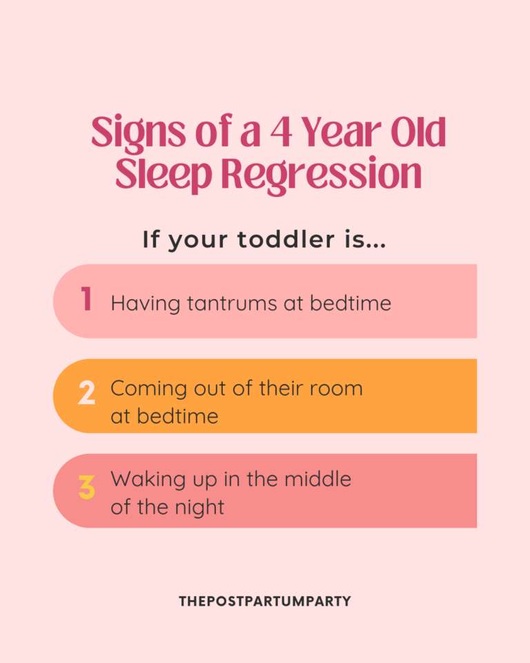 5 Tips for the 4YearOld Sleep Regression The Postpartum Party