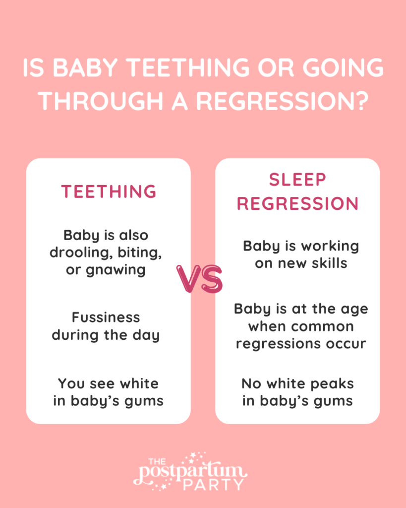 Teething fussy at store night