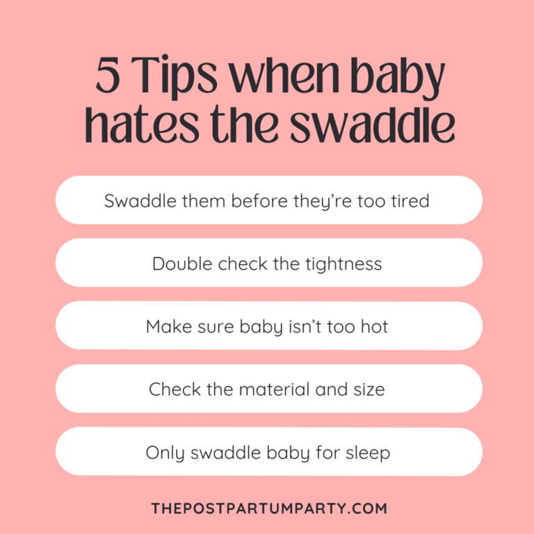 5 Tips If Your Newborn Baby Hates the Swaddle