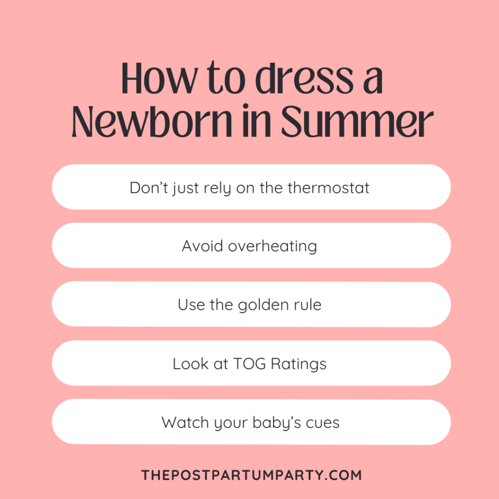 5 Tips for How to Dress A Newborn in Summer The Postpartum Party