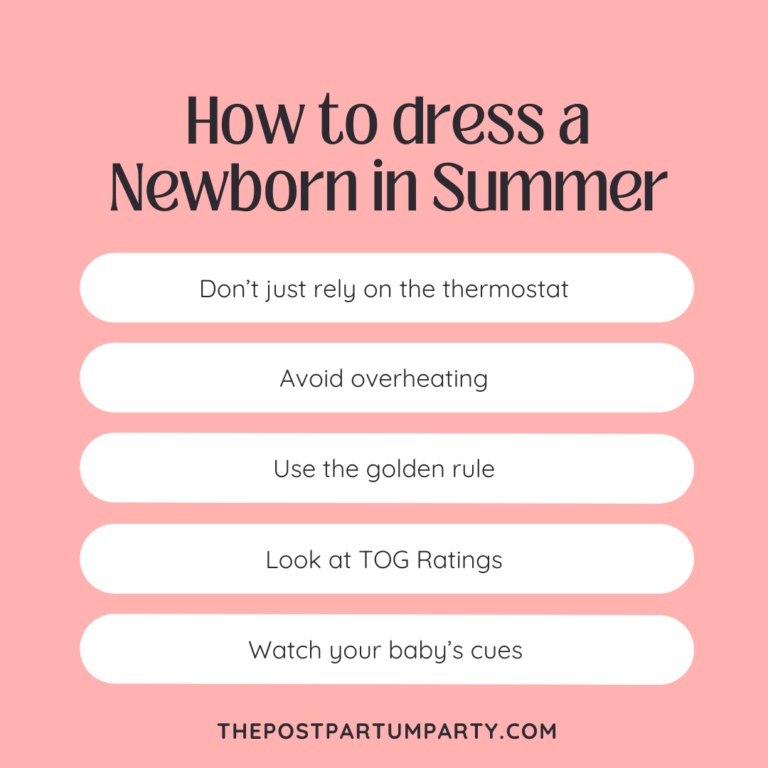 5 Tips for How to Dress A Newborn in Summer The Postpartum Party