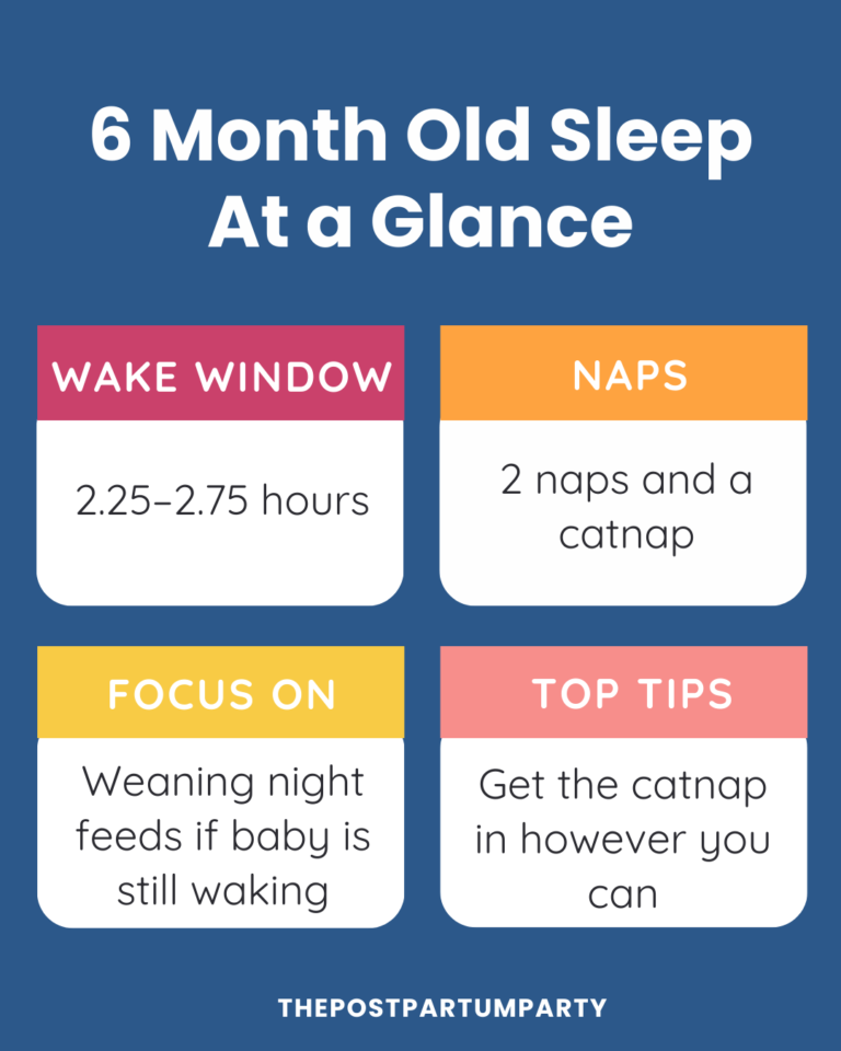 6 Month Old Sleep Schedule and Tips The Postpartum Party