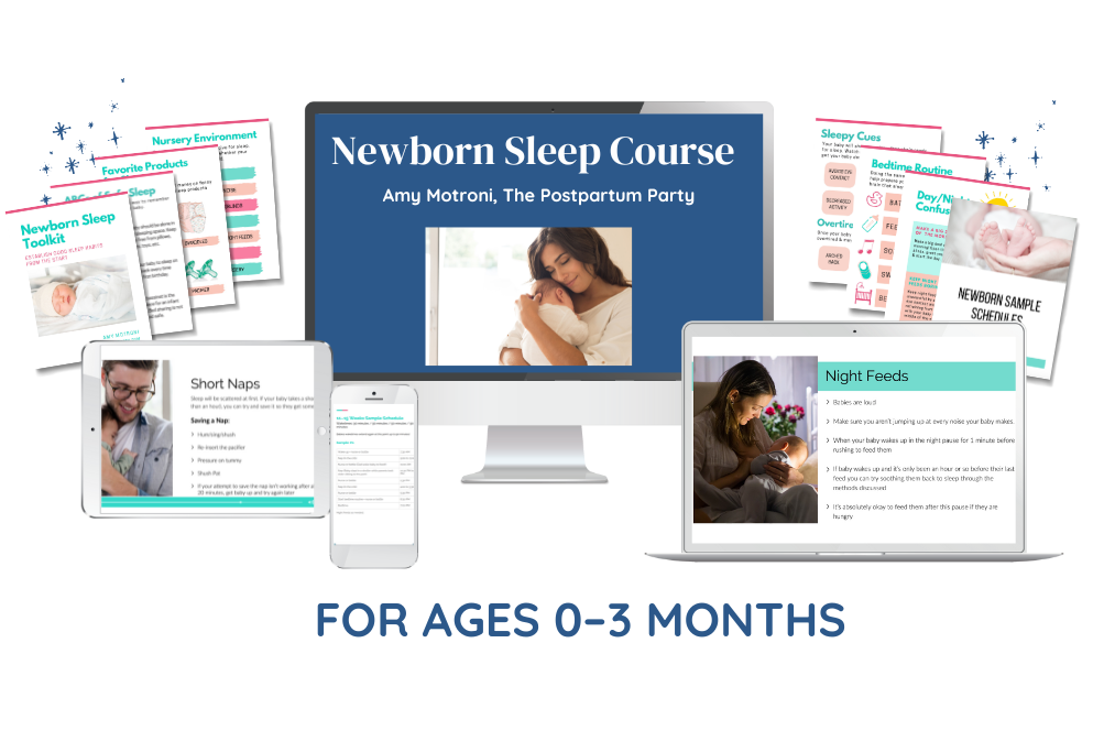 newborn sleep course mockup